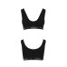 Спортивний топ з широкою гумкою Passion PS004 TOP XL, black