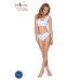 Спортивний топ з еластичної бавовни Passion PS005 TOP L, white