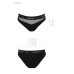 Трусики з прозорою вставкою Passion PS006 PANTIES S, black