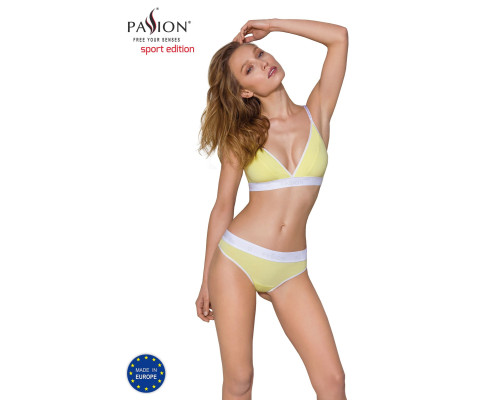 Спортивні трусики-стрінги Passion PS007 PANTIES L, yellow