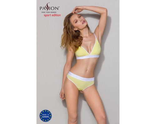 Спортивні трусики-стрінги Passion PS007 PANTIES L, yellow