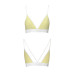Спортивний топ з подвійними бретелями Passion PS007 TOP L, yellow