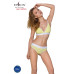 Спортивний топ з подвійними бретелями Passion PS007 TOP S, yellow