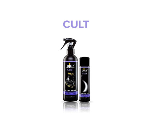 Змазка для латексу та гуми pjur Cult Dressing Aid 100 мл, для полегшення надягання фетиш-вбрання