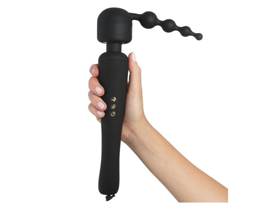 Вібромасажер Wand з трьома насадками Pornhub Spell Wand Set, потужний