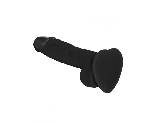 Реалістичний фалоімітатор Strap-On-Me SOFT REALISTIC DILDO Black - Size M