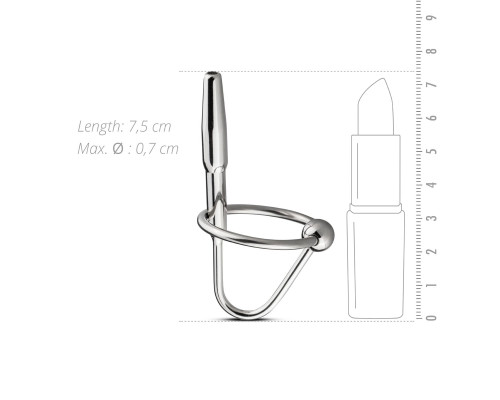 Уретральний стимулятор Sinner Gear Unbendable – Sperm Stopper Hollow Ring, 1 кільце