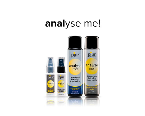 Анальний лубрикант pjur analyse me! Relaxing 30 мл, на силіконовій основі, з олією жожоба