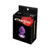 Анальная пробка с кристаллом MAI Attraction Toys №47 Purple, длина 7см, диаметр 2,8см
