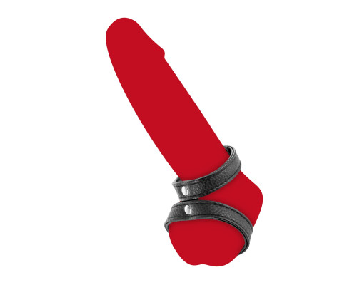 Подвійне ерекційне кільце з обхватом для мошонки Fetish Tentation Double Сockring