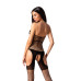Бодістокінг з імітацією панчох Passion BS079 black
