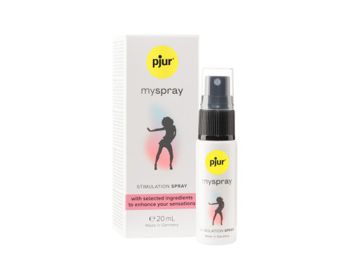 Збуджувальний спрей для жінок pjur myspray 20 мл, з екстрактом алое, ефект поколювання