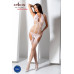 Бодістокінг з імітацією панчох Passion BS079 white