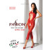Сітчастий бодістокінг з відкритим животом Passion BS081 red