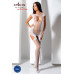 Ажурний бодістокінг з панчохами Passion BS082 white