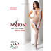 Ажурний бодістокінг з панчохами Passion BS082 white