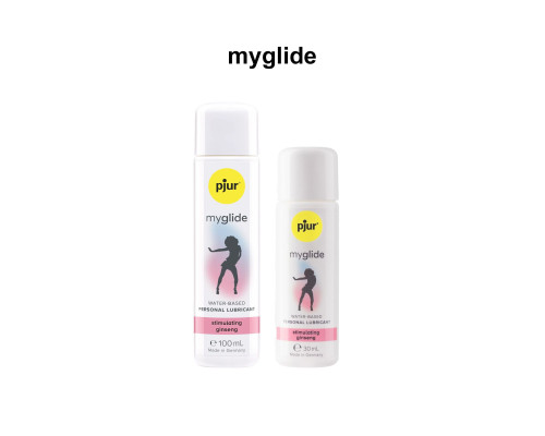 Збуджувальний лубикант на водній основі pjur myglide 30 мл, із женьшенем, тепло+поколювання