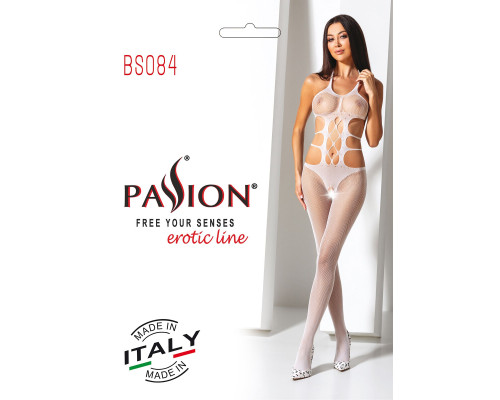 Еротичний бодістокінг Passion BS084 white