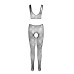Еротичний бодістокінг з малюнком Passion BS085 white