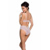 Еротичний комплект з малюнком Passion LOVELIA BIKINI S/M, white