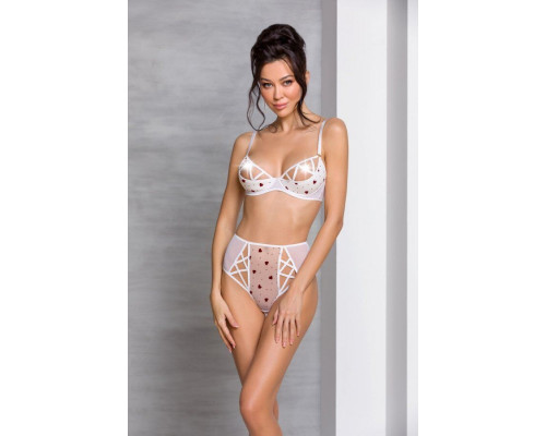 Еротичний комплект з малюнком Passion LOVELIA BIKINI XXL/XXXL, white