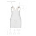 Сорочка з вирізами на грудях, стрінги Passion LOVELIA CHEMISE L/XL, white