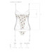 Корсет з підв'язками, стрінги Passion LOVELIA CORSET XXL/XXXL, white