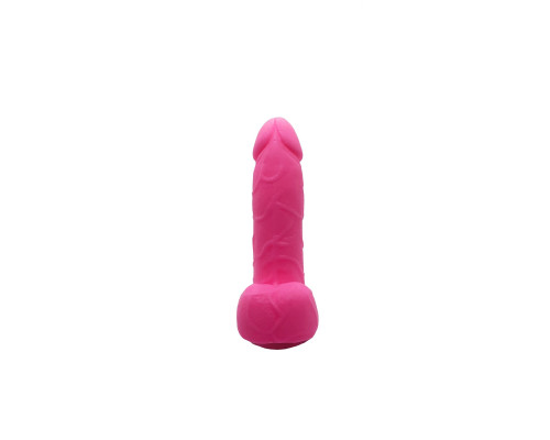Мило у формі пеніса Чистий Кайф Pink size S, крафтове мило-член, натуральне