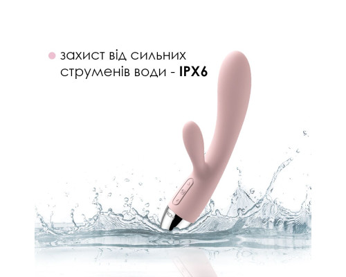 Вібратор-кролик з інтелектуальним режимом Svakom Alice Pale Pink