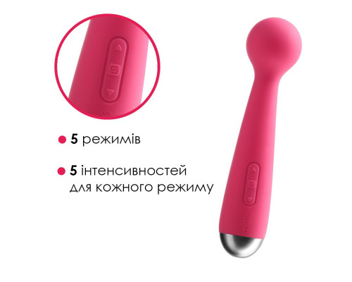 Вібромасажер з інтелектуальним режимом Svakom Mini Emma Plum Red