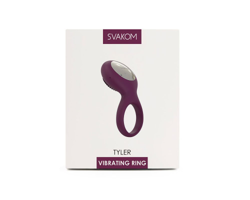 Ерекційне кільце з вібрацією Svakom Tyler Violet