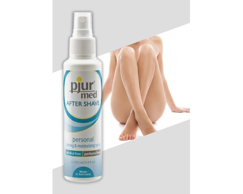 Зволожувальний спрей після гоління pjur med After Shave Spray 100 мл, без спирту, з вітаміном B5 та алое
