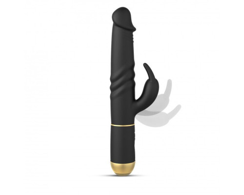 Вібратор Dorcel Furious Rabbit 2.0 зі зворотно-поступальними рухами головки, перезаряджуваний