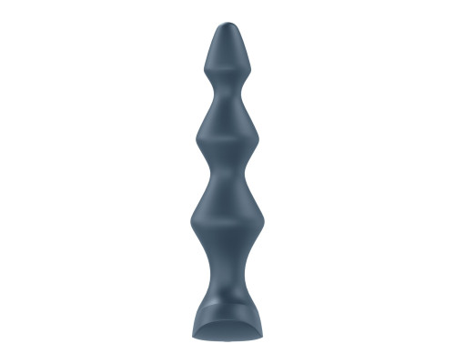 Анальний стимулятор-намистини з двома моторами Satisfyer Lolli-Plug 1 Dark teal