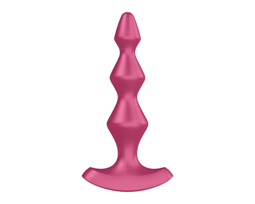 Анальний стимулятор-намистини з двома моторами Satisfyer Lolli-Plug 1 Berry