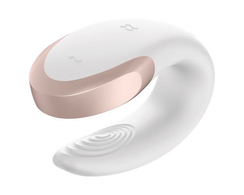 Смарт-вібратор для пар Satisfyer Double Love (White)