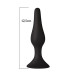 Анальна пробка з присоскою MAI Attraction Toys №34 Black, довжина 12,5см, діаметр 3,2см