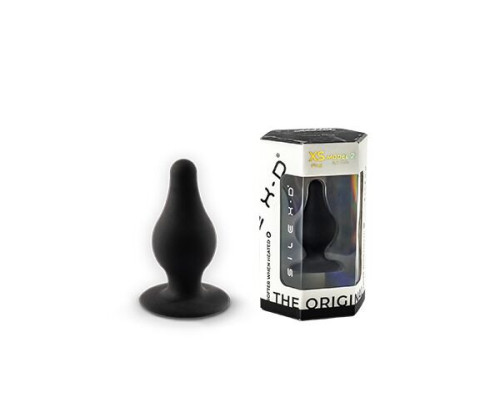 Анальна пробка SilexD (Model 2 size XS) двошарова, силікон+Silexpan, діаметр 2,9 см