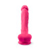 Фалоімітатор SilexD Tomas Pink (MODEL 1 size 9in), двошаровий, силікон + Silexpan, діаметр 4,9см