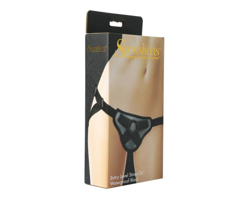 Трусы для страпона Sportsheets - Entry Level Strap-On Waterproof Black, можно в душе или ванной
