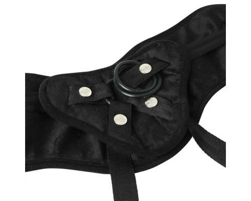 Трусы для страпона Sportsheets - SizePlus Beginners Black, широкий пояс, комфортные