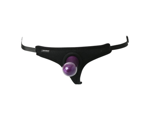 Трусики-стринги со страпоном Sportsheets Bikini Strap-On, диаметр 3,5см