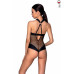 Сітчастий боді з халтером Passion Amanda Body L/XL, black