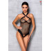 Сітчастий боді з халтером Passion Amanda Body S/M, black