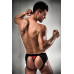 Розпродаж!!! Чоловічі трусики з червоним гульфіком Passion 007 THONG red XXL/XXXL