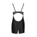 Бебі-дол з еко-шкіри та мережива Passion LOONA CHEMISE L/XL, black