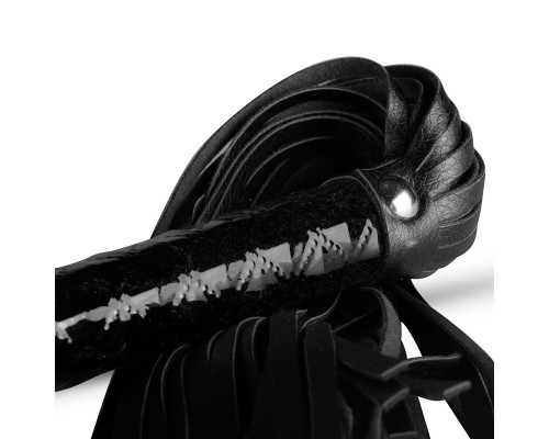 Батіг-флогер Whipped - Beat It Flogger - Black, екошкіра