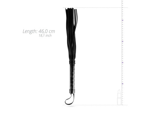 Батіг-флогер Whipped - Beat It Flogger - Black, екошкіра