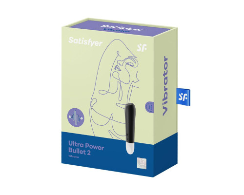 Вібропуля перезаряджаєма Satisfyer Ultra Power Bullet 2 Black