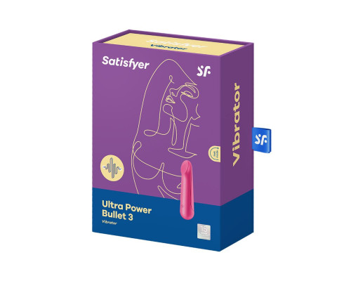Вибропуля перезаряжаемая Satisfyer Ultra Power Bullet 3 Red